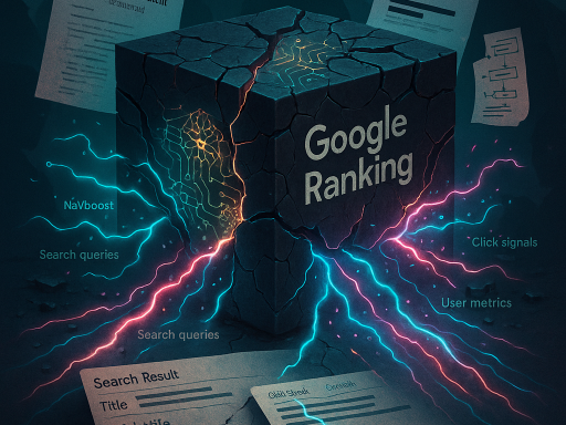 Секретные данные о алгоритмах Google.