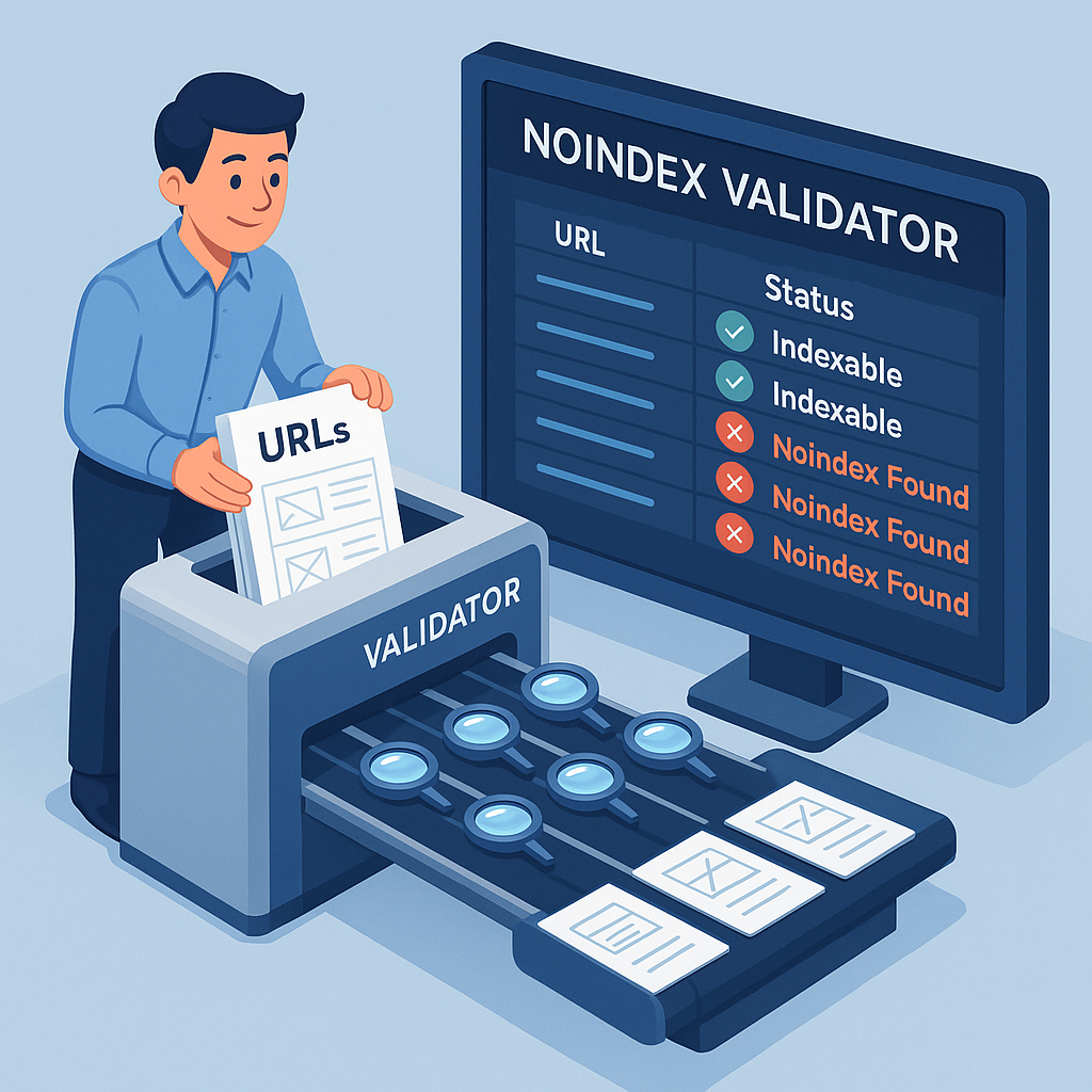 Массовая проверка тега Noindex онлайн