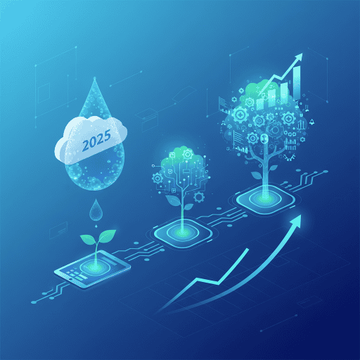 График демонстрирующий эффективность Drip Feed стратегии в 2025 году. Визуализация данных о вовлеченности аудитории и конверсии.