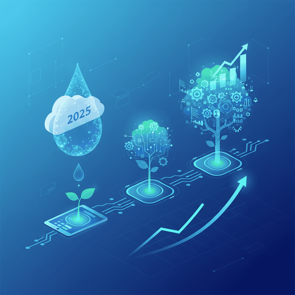 График демонстрирующий эффективность Drip Feed стратегии в 2025 году. Визуализация данных о вовлеченности аудитории и конверсии.