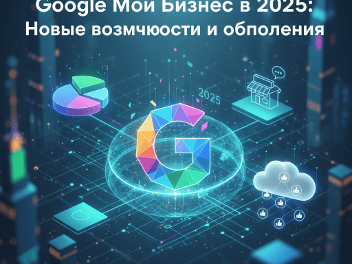Обновленный интерфейс Google Мой Бизнес в 2025 году, демонстрирующий новые функции и возможности для бизнеса.