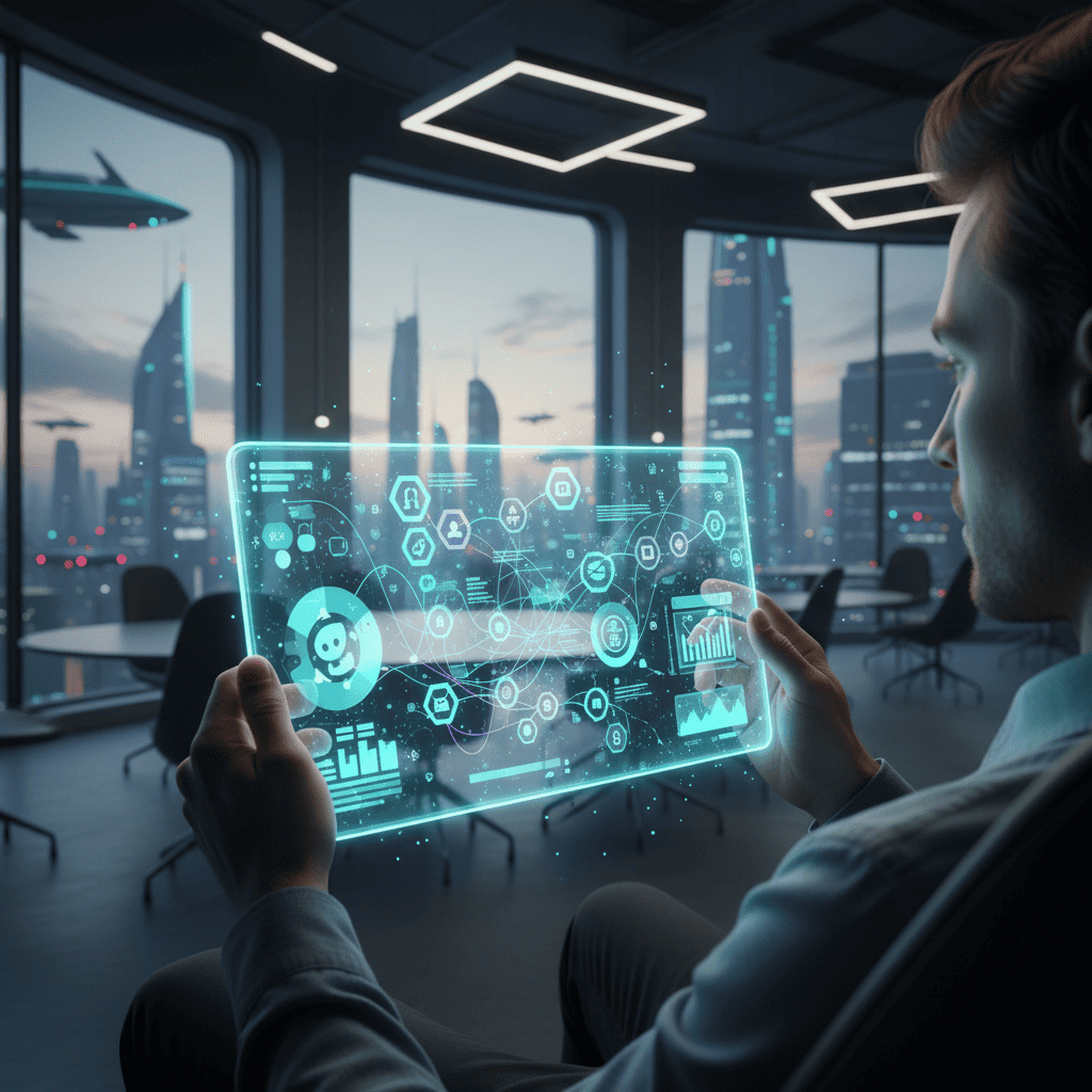 Графическое представление ключевых трендов мобильного UX на 2025 год, включая персонализацию, искусственный интеллект и фокус на доступности.