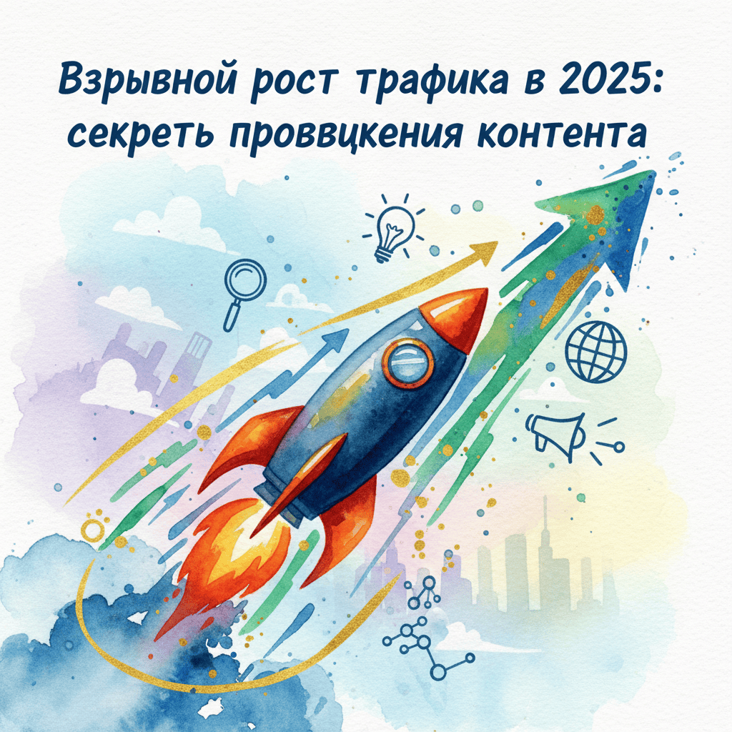График резкого увеличения трафика веб-сайта в 2025 году